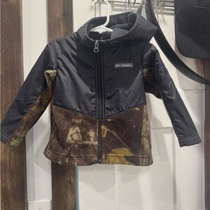 Columbia Camo/Black Hooded Jacket